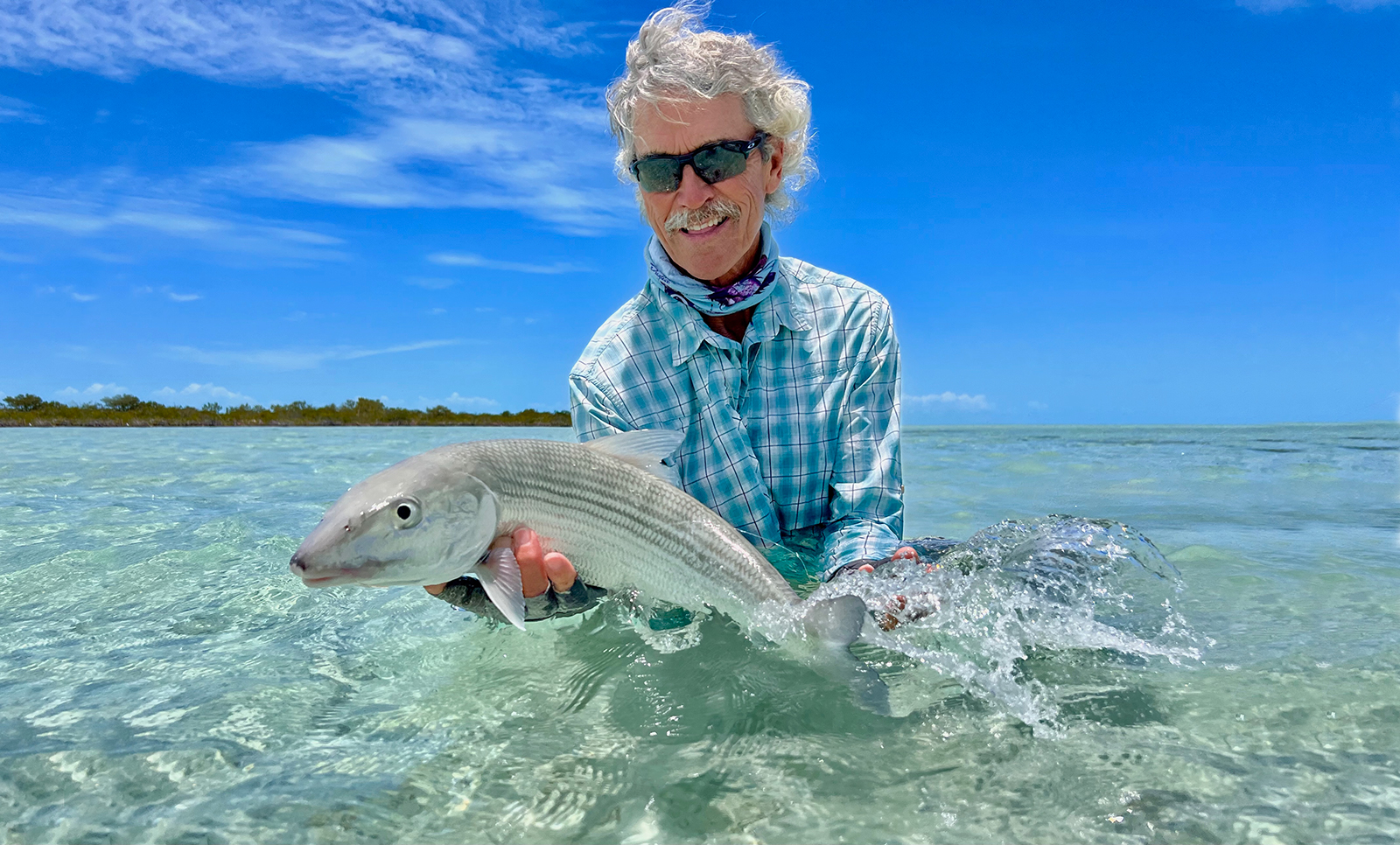 Fly Fishing for Bonefish in the Bahamas at Mars Bay Bonefish Lodge